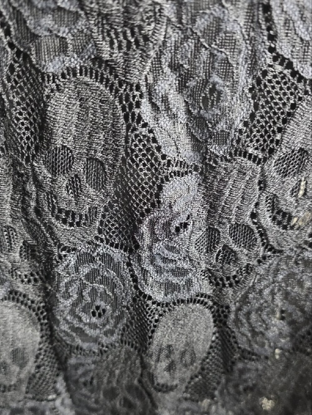 Hot Topic Black Lace Maxi Dress with Scoop Neckline - Picture 7 of 8